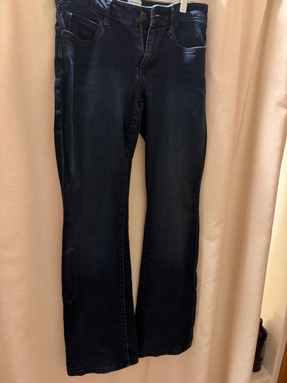 Pilcro Navy Flare Wide-Leg Jeans